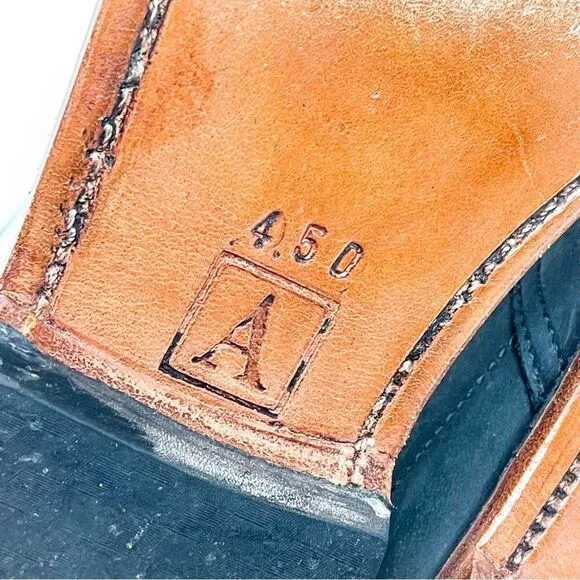 🍋 Adelante Shoe Co Minimalist Black Leather Loafers Handmade Women’s Size 4.5D