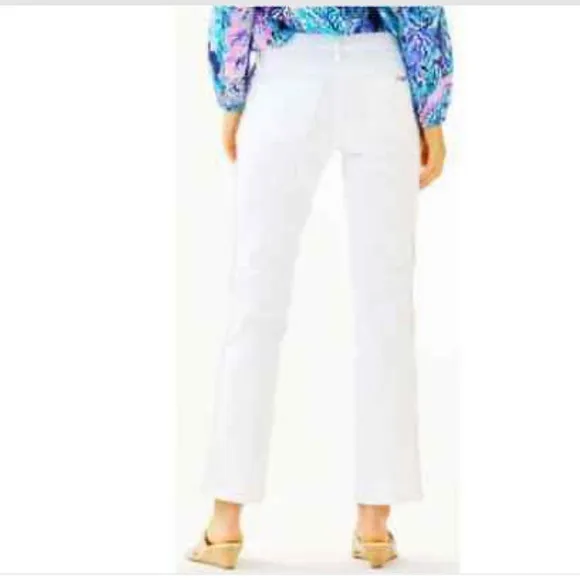 🎉 HP 🎉 🆕 Lilly Pulitzer South Ocean Slim Crop Jean