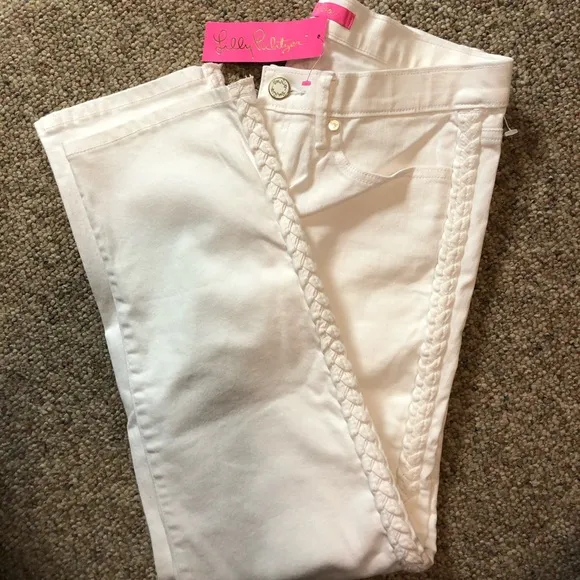 🎉 HP 🎉 🆕 Lilly Pulitzer South Ocean Slim Crop Jean