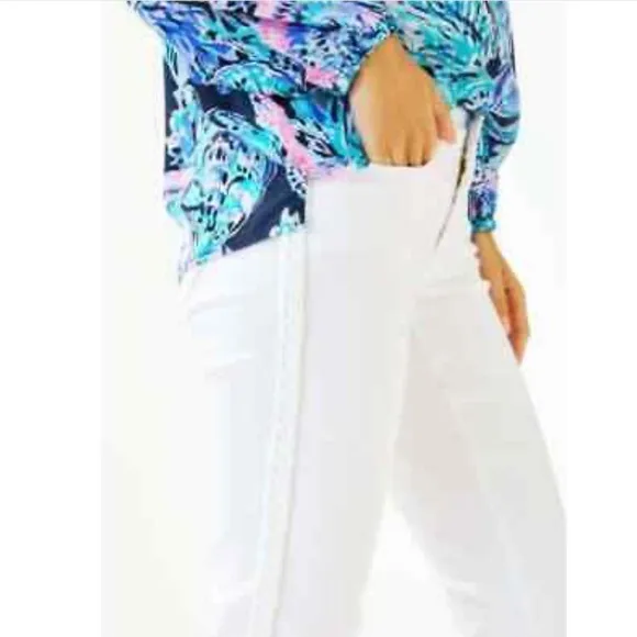🎉 HP 🎉 🆕 Lilly Pulitzer South Ocean Slim Crop Jean