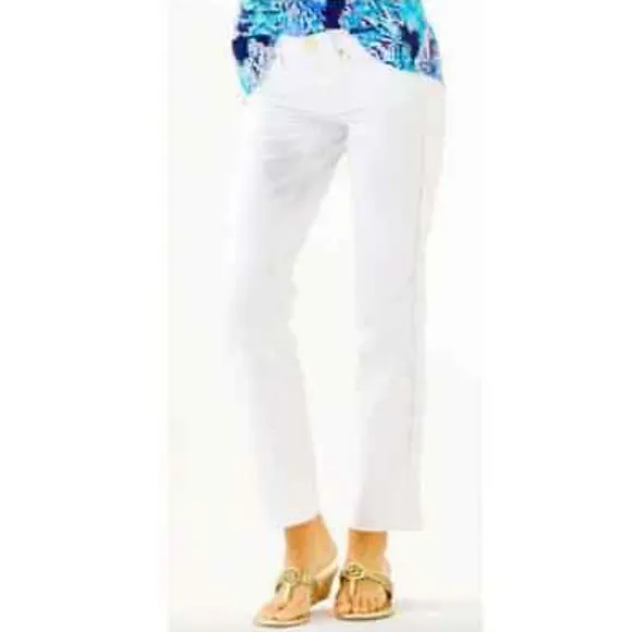 🎉 HP 🎉 🆕 Lilly Pulitzer South Ocean Slim Crop Jean