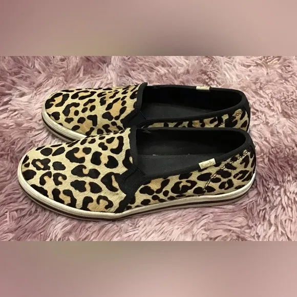 - Kate Spade x Keds Calf Hair Slip On
