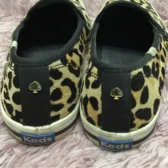 - Kate Spade x Keds Calf Hair Slip On