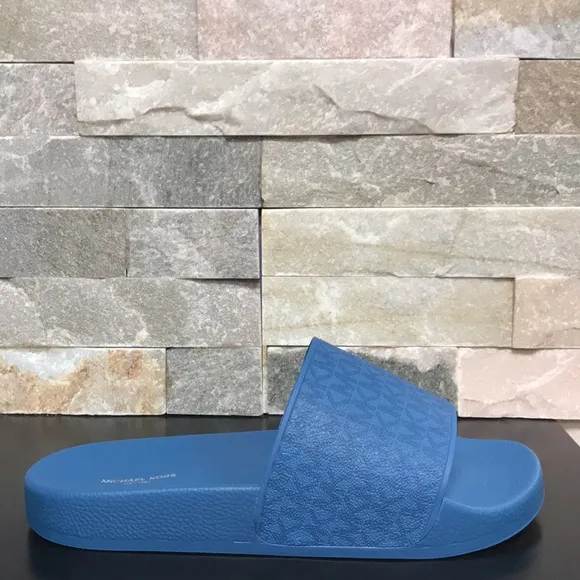 🎁 MICHAEL KORS Jake Logo Slide Men's Sandal