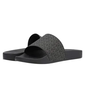 🎁 MICHAEL KORS MENS Jake Logo Slide Sandal