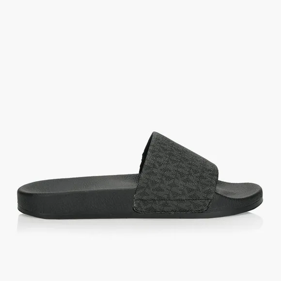 🎁 MICHAEL KORS MENS Jake Logo Slide Sandal