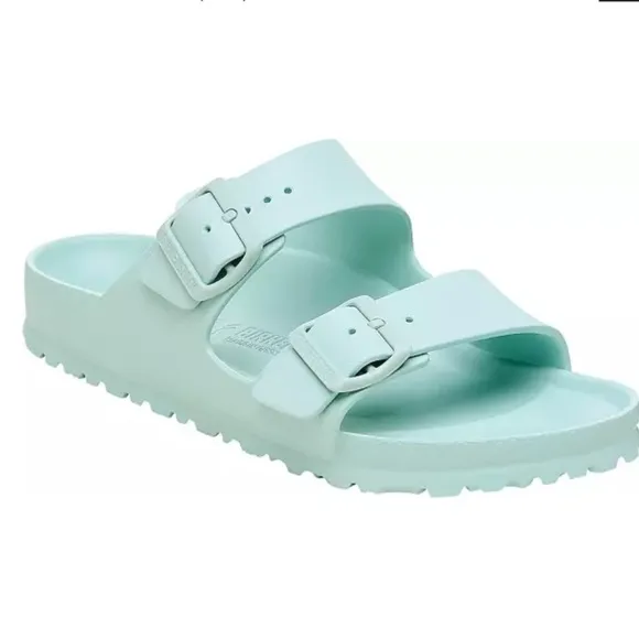 🤍 NEW ☀️ Birkenstock Arizona EVA Slides Sandals Mint Green