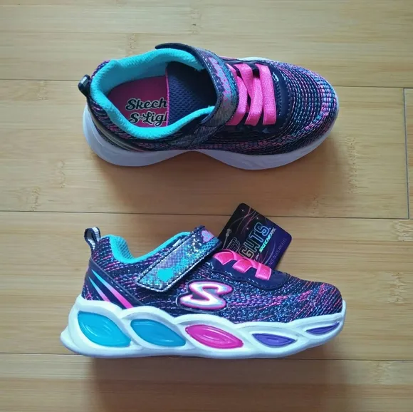 -NEW- Skechers S Lights Shimmer Beams Sneakers