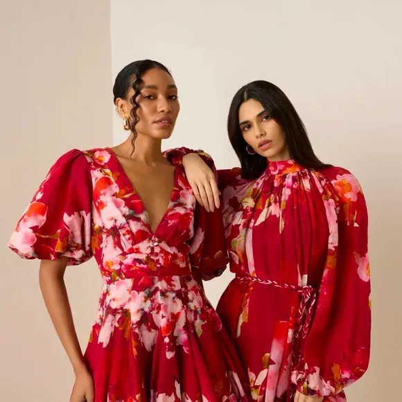 🔥 NWT Hemant &amp; Nandita Tuhi Skater Dress – Luxury Resort 2025 Couture XS &amp; S