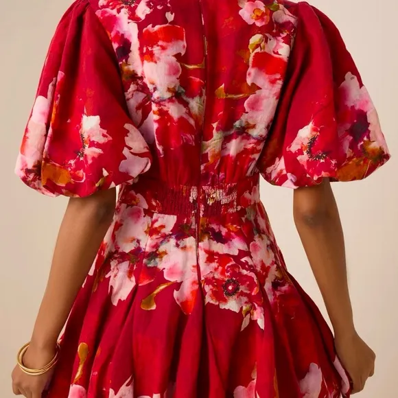 🔥 NWT Hemant &amp; Nandita Tuhi Skater Dress – Luxury Resort 2025 Couture XS &amp; S