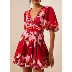 🔥 NWT Hemant &amp; Nandita Tuhi Skater Dress – Luxury Resort 2025 Couture XS &amp; S