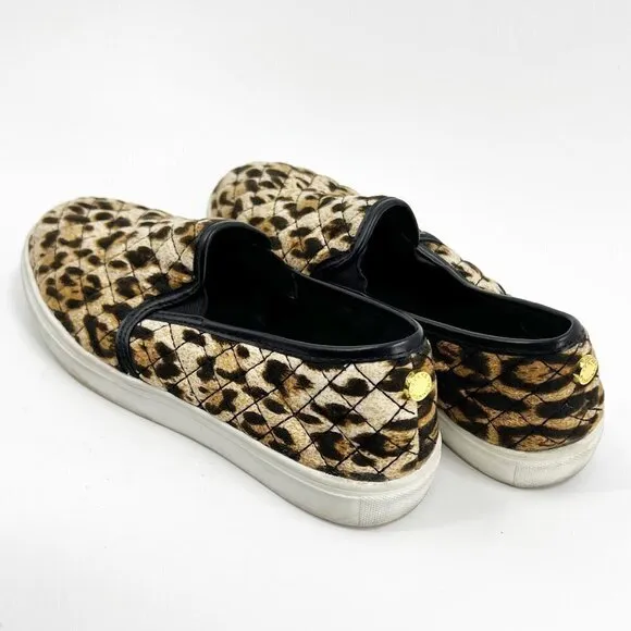 ✅ STEVE MADDEN CHEETAH SLIP ON SNEAKERS SIZE 5