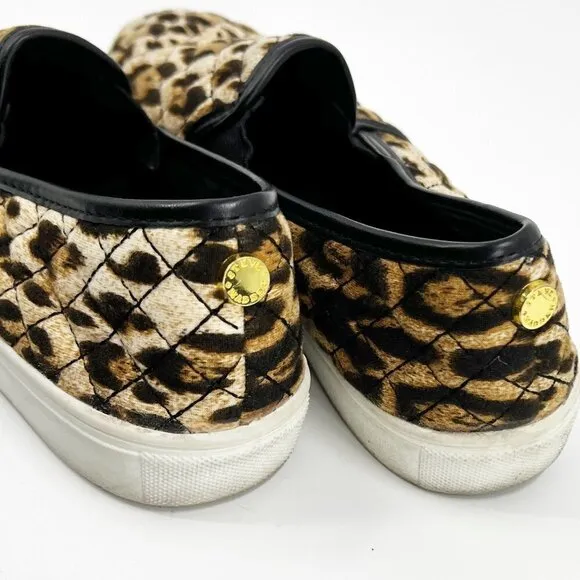 ✅ STEVE MADDEN CHEETAH SLIP ON SNEAKERS SIZE 5