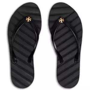 🆕 Tory Burch Kira  Flip Flops Black