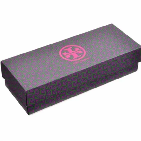 🆕 Tory Burch Studded Logo Jelly Flip Flop Sedona Rose