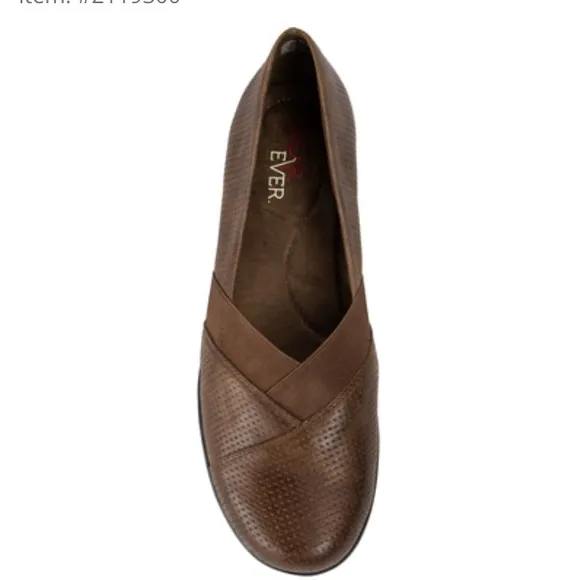 🆕 Wearever Debry Slip-On Casual Brown Loafers Flats 8.5M US