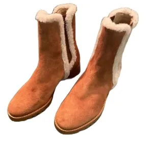 #143 TALBOTS Sherpa Lined Chelsea Ankle Boots