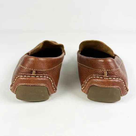 1901 Nordstrom mens brown leather loafers size 9 1/2