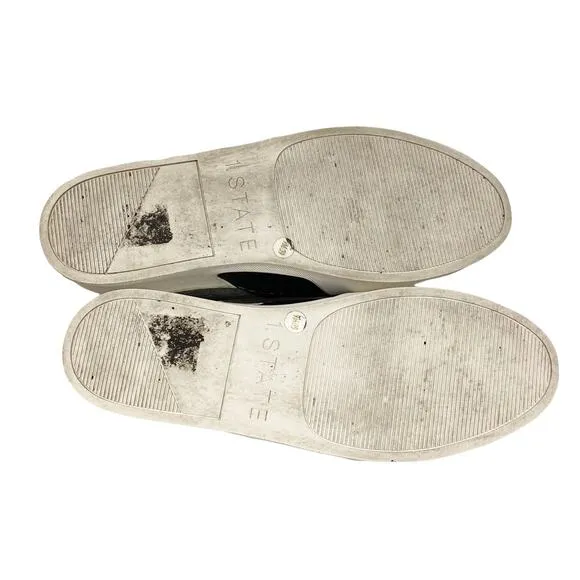 1.State Womens Size 9 Waylan Gray Croc Slip On Sneakers