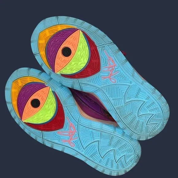 2019 Nike Youth Kyrie 6 Pre Heat Miami Midnight Navy/Black CV5574-403 Size 6.5 Y