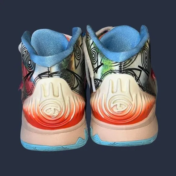 2019 Nike Youth Kyrie 6 Pre Heat Miami Midnight Navy/Black CV5574-403 Size 6.5 Y