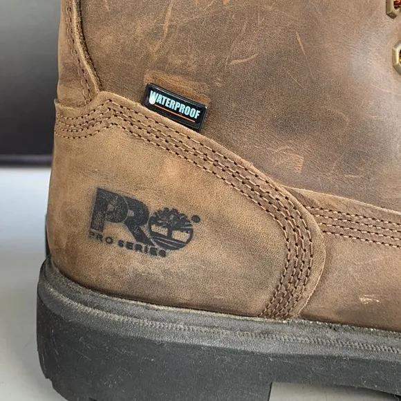 614 Timberland PRO Men's Direct Attach 6&quot; Waterproof Work Boots Size 10‎