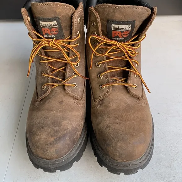 614 Timberland PRO Men's Direct Attach 6&quot; Waterproof Work Boots Size 10‎