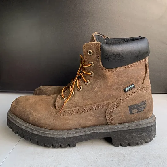 614 Timberland PRO Men's Direct Attach 6&quot; Waterproof Work Boots Size 10‎