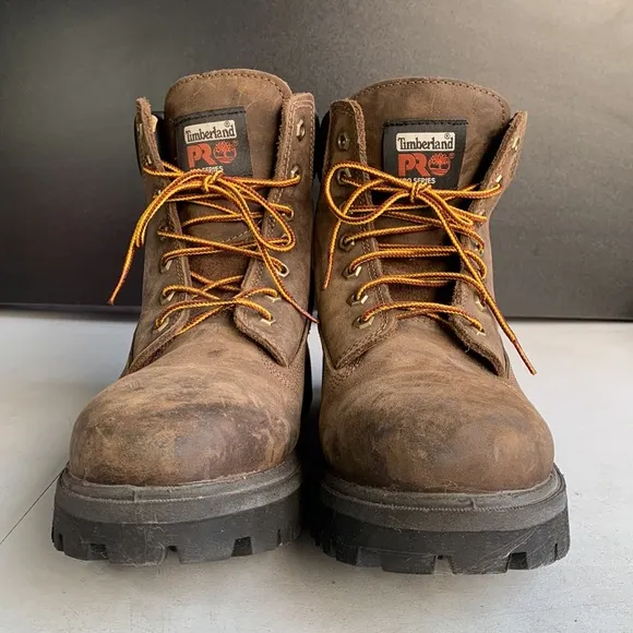 614 Timberland PRO Men's Direct Attach 6&quot; Waterproof Work Boots Size 10‎