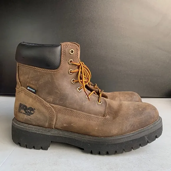 614 Timberland PRO Men's Direct Attach 6&quot; Waterproof Work Boots Size 10‎