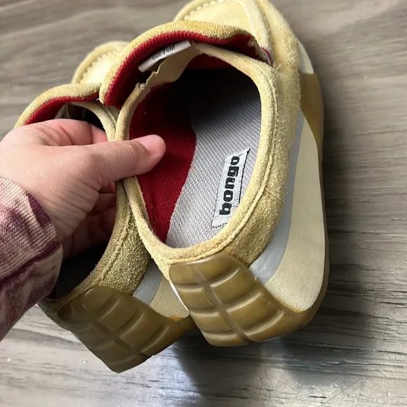 90’S BONGO CHUNKY SUEDE SLIP ON SNEAKERS 7.5