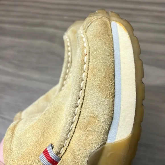 90’S BONGO CHUNKY SUEDE SLIP ON SNEAKERS 7.5