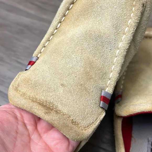90’S BONGO CHUNKY SUEDE SLIP ON SNEAKERS 7.5