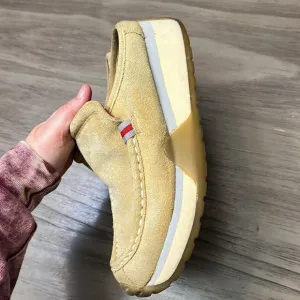 90’S BONGO CHUNKY SUEDE SLIP ON SNEAKERS 7.5