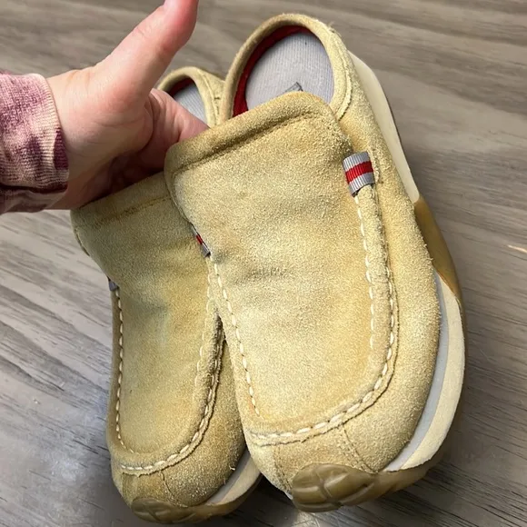 90’S BONGO CHUNKY SUEDE SLIP ON SNEAKERS 7.5