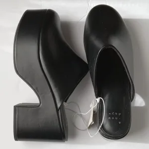 🩷💚🆕️⚜️A New Day⚜️🩷💚Womens Chunky Slides Black Slip On Cheyenne Size 9.5