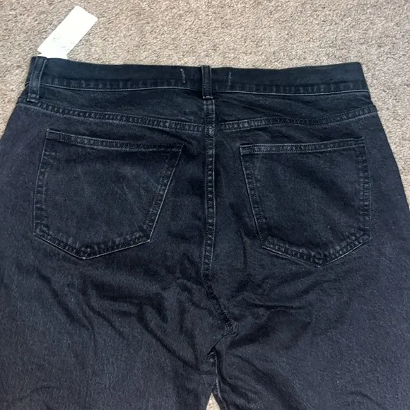 Abercrombie &amp; Fitch Curve Love Mid Rise The Bootcut Jean Black 31P 31S 31 Short