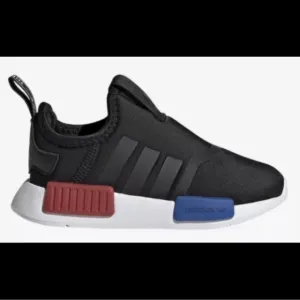 ADIDAS BLACK NMD 360 SLIP ON SNEAKERS. Kids size 6