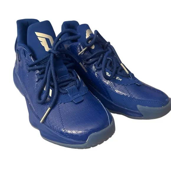 Adidas Blue Sneakers Modern Mesh Design
