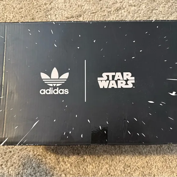 Adidas Court Rallye Slip Star Wars Black and White