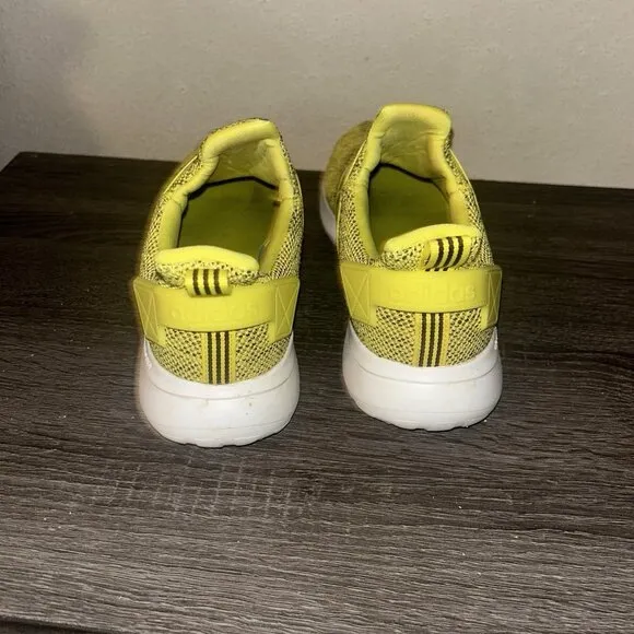 Adidas Lite Racer Adapt Yellow Ortholite Float Slip-On Athletic Sneakers Size 10