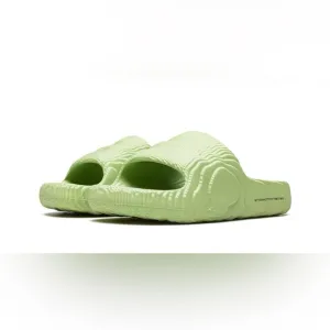 Adidas Men’s Adilette 22 Slides “Magic Lime” Slip On Sandals Size 10