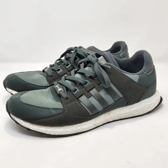Adidas Mens  Equipment EQT Ultra Support Athletic Shoes Sneakers Size 13 Green