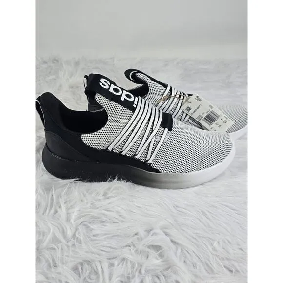 ADIDAS Men's Lite Racer Adapt 7.0 Running Sneakers 10.5 Slip On Black White