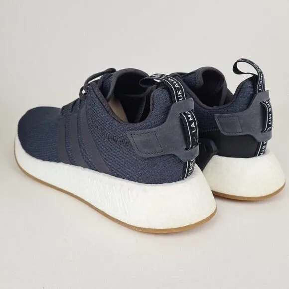 Adidas Men's NMD R2 Sneakers Mesh Athletic Shoes UTIBLACK