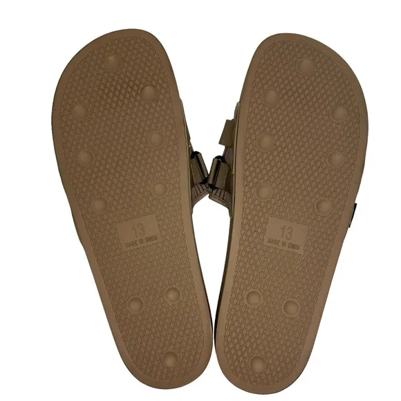 Adidas Originals Adilette 2.0 Pride Slides Sz 13 Tan