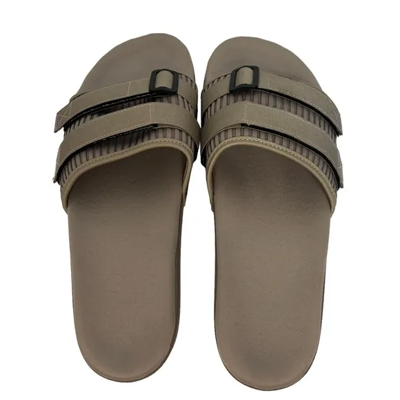 Adidas Originals Adilette 2.0 Pride Slides Sz 13 Tan