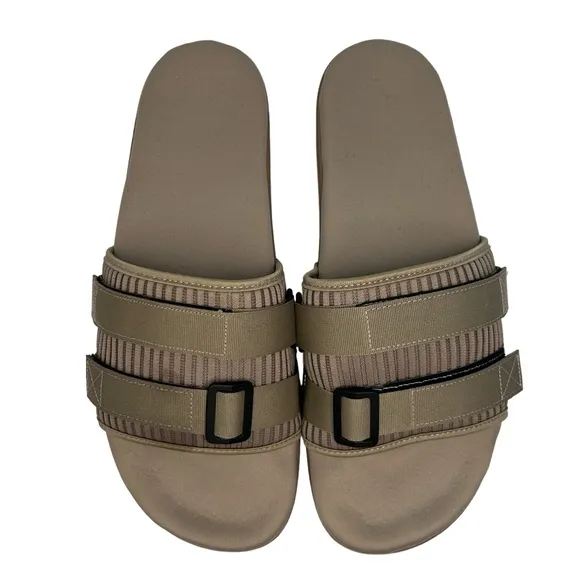 Adidas Originals Adilette 2.0 Pride Slides Sz 13 Tan