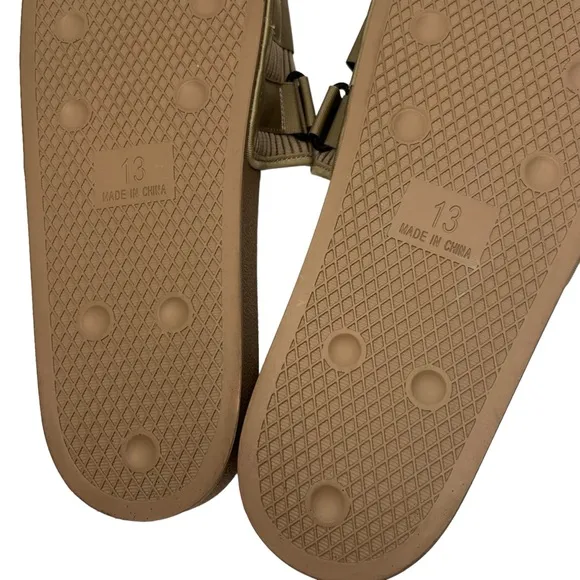Adidas Originals Adilette 2.0 Pride Slides Sz 13 Tan