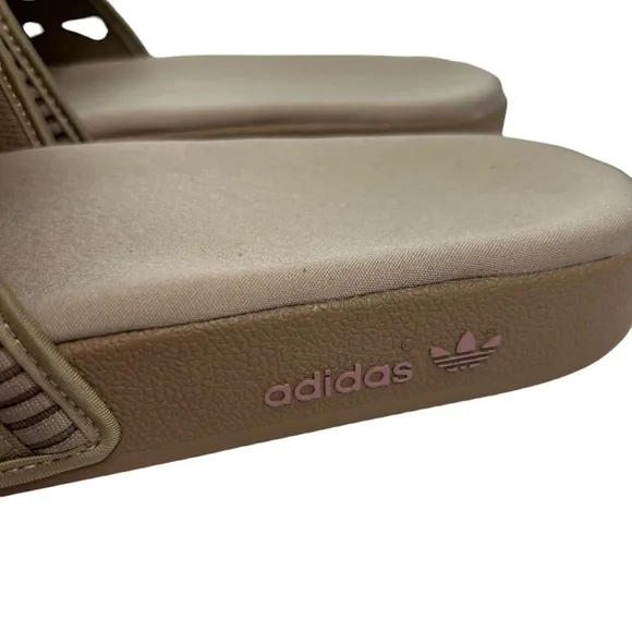 Adidas Originals Adilette 2.0 Pride Slides Sz 13 Tan
